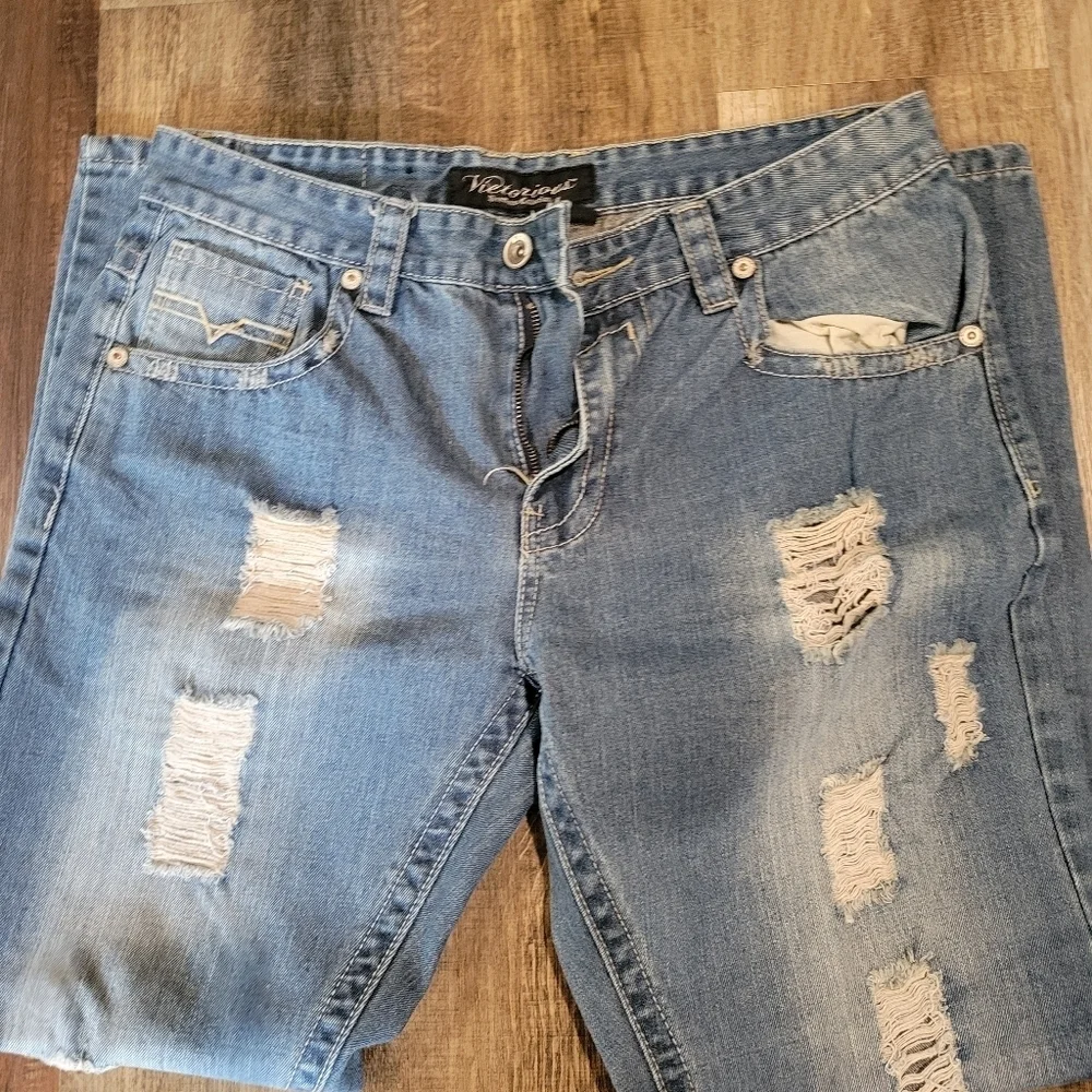 Victorious Men's Blue Jeans - Picture 4 of 15